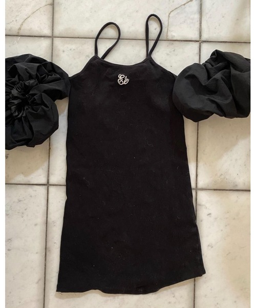 epine（エピヌ）の「volume balloon arm（アームカバー・レディース・ブラック/ホワイト・FREE）」の14枚目の写真