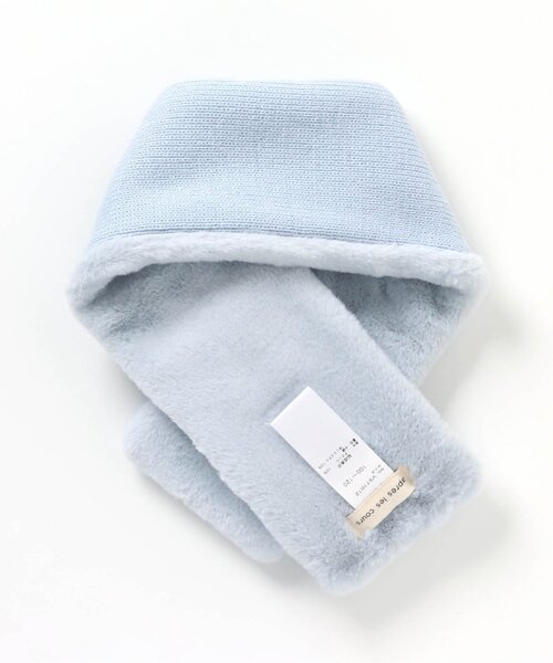 apres les cours（アプレレクール）の「パールリボンマフラー（マフラー・キッズ・ピンク/アイボリー/サックスブルー・140/120）」の8枚目の写真