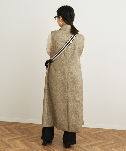 B.C STOCK（ベーセーストック）の「≪追加2≫ラインテープショルダー（ショルダーバッグ・レディース・キャメル/アイボリー/ブラック・FREE）」の9枚目の写真