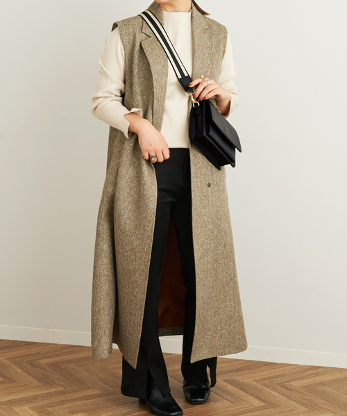 B.C STOCK（ベーセーストック）の「≪追加2≫ラインテープショルダー（ショルダーバッグ・レディース・キャメル/アイボリー/ブラック・FREE）」の4枚目の写真