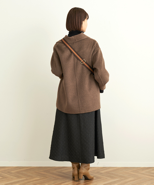 B.C STOCK（ベーセーストック）の「≪追加2≫ラインテープショルダー（ショルダーバッグ・レディース・キャメル/アイボリー/ブラック・FREE）」の18枚目の写真