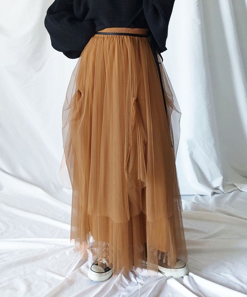 STYLE DELI｜アシンメトリーラップスカート | Rakuten Fashion