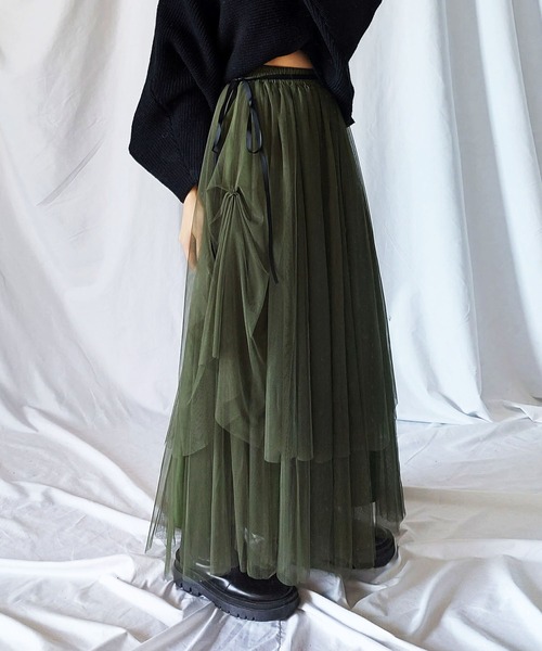 STYLE DELI｜アシンメトリーラップスカート | Rakuten Fashion