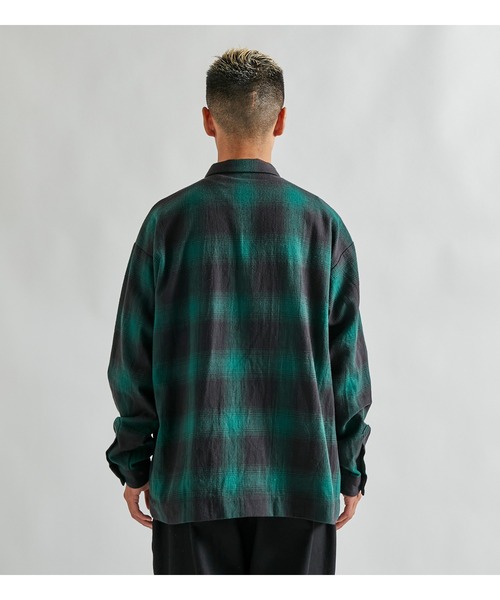 APPLEBUM（アップルバム）の「Ombre Check Shirt (Square)（シャツ/ブラウス・メンズ・ネイビー系/レッド/グリーン系その他・LARGE/X-LARGE/MEDIUM）」の11枚目の写真