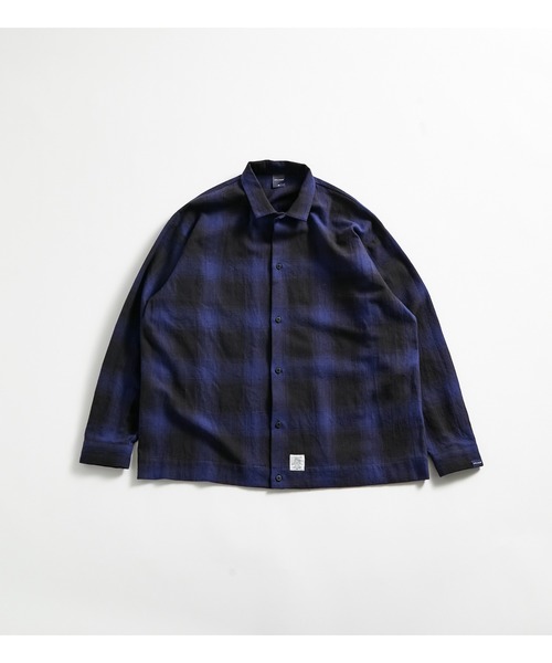 APPLEBUM（アップルバム）の「Ombre Check Shirt (Square)（シャツ/ブラウス・メンズ・ネイビー系/レッド/グリーン系その他・LARGE/X-LARGE/MEDIUM）」の17枚目の写真