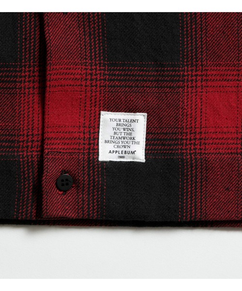 APPLEBUM（アップルバム）の「Ombre Check Shirt (Square)（シャツ/ブラウス・メンズ・ネイビー系/レッド/グリーン系その他・LARGE/X-LARGE/MEDIUM）」の7枚目の写真
