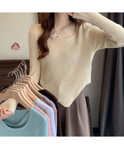 Burner（バーナー）の「【BURNER Recommend Select】イレギュラーカット　リブニット　oku-tops-683333167677-2688（ニット/セーター・レディース・C/D/E/F/A/H/B/G/I・FREE）」の16枚目の写真