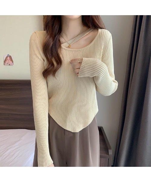 Burner（バーナー）の「【BURNER Recommend Select】イレギュラーカット　リブニット　oku-tops-683333167677-2688（ニット/セーター・レディース・C/D/E/F/A/H/B/G/I・FREE）」の17枚目の写真