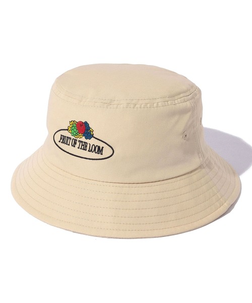 FRUIT OF THE LOOM(フルーツオブザルーム)の「リサイクル バケットハット(ハット・メンズ・ベージュ/ブラック/グレー/アイボリー・FREE)」の12枚目の写真