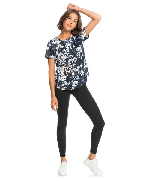 ROXY(ロキシー)の「DANCE OF JOY PRINTED/ロキシー半袖Tシャツ(Tシャツ/カットソー・レディース・ネイビー/カーキ/ブラック・SMALL/X-SMALL/MEDIUM)」の9枚目の写真