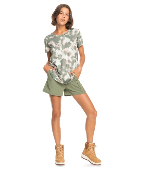 ROXY(ロキシー)の「DANCE OF JOY PRINTED/ロキシー半袖Tシャツ(Tシャツ/カットソー・レディース・ネイビー/カーキ/ブラック・SMALL/X-SMALL/MEDIUM)」の13枚目の写真