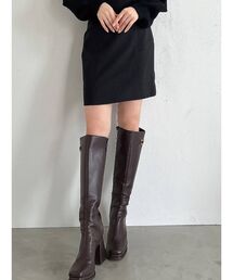ダブルステッチミニスカート