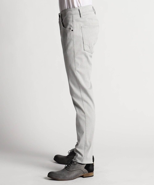 NICOLE CLUB FOR MEN（ニコルクラブフォーメン）の「ブライトガムストレッチヘリンボン５ポケット（その他パンツ・メンズ・ブルー系その他/ホワイト系/ブラック系/ネイビー系・SMALL/MEDIUM/X-LARGE/LARGE）」の8枚目の写真