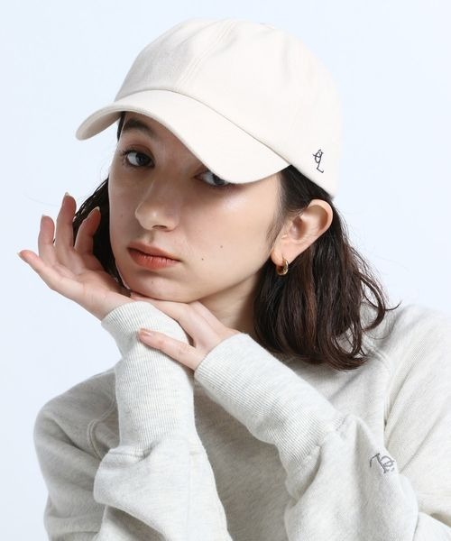 JEANASIS（ジーナシス）の「【eL】Side Logo Cap/184747（キャップ・レディース・ブラック/ネイビー/オフホワイト・FREE）」の5枚目の写真