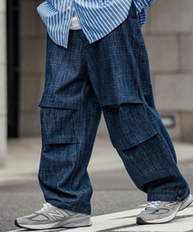 SIDEWAY STANCE | 【SIDEWAY STANCE】スラブ デニム ワイドパンツ(デニムパンツ)