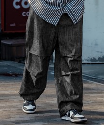 SIDEWAY STANCE | 【SIDEWAY STANCE】スラブ デニム ワイドパンツ(デニムパンツ)