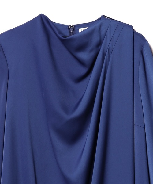 ESTNATION エストネーション 洗える ボウタイサテンワンピース Mサイズ ESTNATION（エストネーション）の「ESTNATION / ボウタイサテン