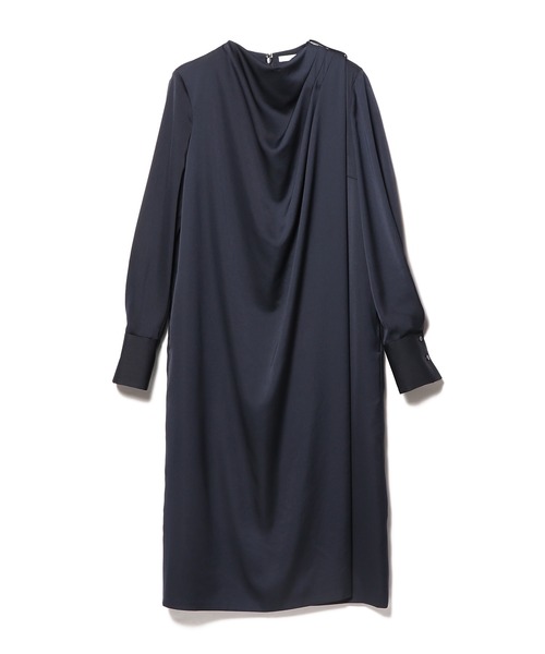 ESTNATION エストネーション 洗える ボウタイサテンワンピース Mサイズ ESTNATION（エストネーション）の「ESTNATION / ボウタイサテン