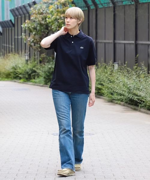 LACOSTE（ラコステ）の「LACOSTE for BEAMS / 別注 ポロシャツ（ポロシャツ・メンズ・ネイビー系/ホワイト系その他/グリーン系その他・4/5/3/6/2）」の20枚目の写真