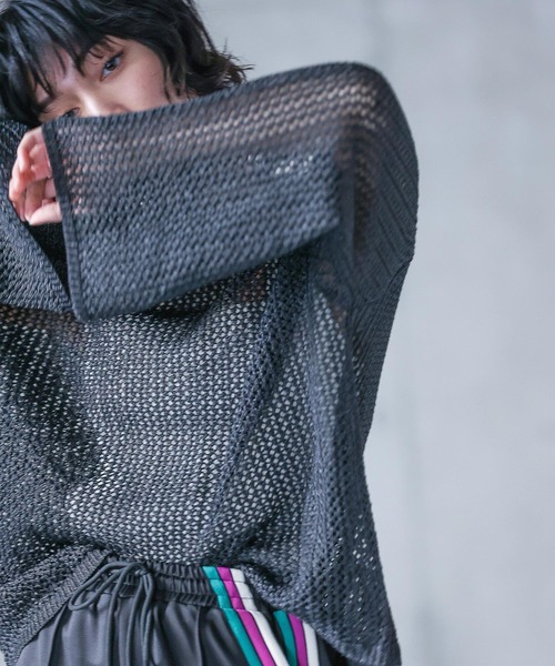 PAGEBOY（ページボーイ）の「レーシーメッシュニットプル
