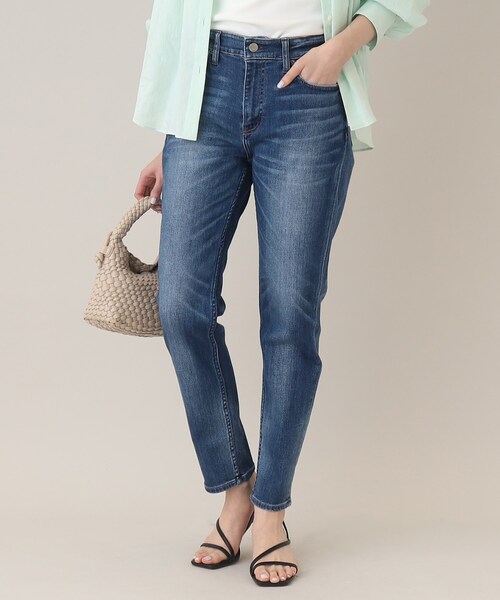 Healthy denim(ヘルシーデニム)の「◆【別注:Healthy DENIM×UNTITLED】 Myrtle(マートル)(デニムパンツ・レディース・サックスブルー/ダークネイビー・00/01/02/03/04/42/44/46/48/99)」の2枚目の写真