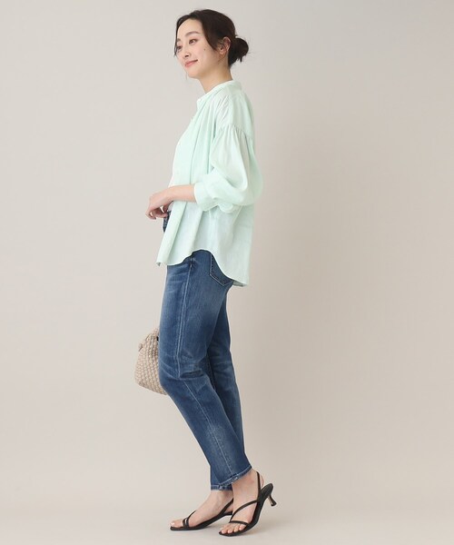 Healthy denim(ヘルシーデニム)の「◆【別注:Healthy DENIM×UNTITLED】 Myrtle(マートル)(デニムパンツ・レディース・サックスブルー/ダークネイビー・00/01/02/03/04/42/44/46/48/99)」の20枚目の写真