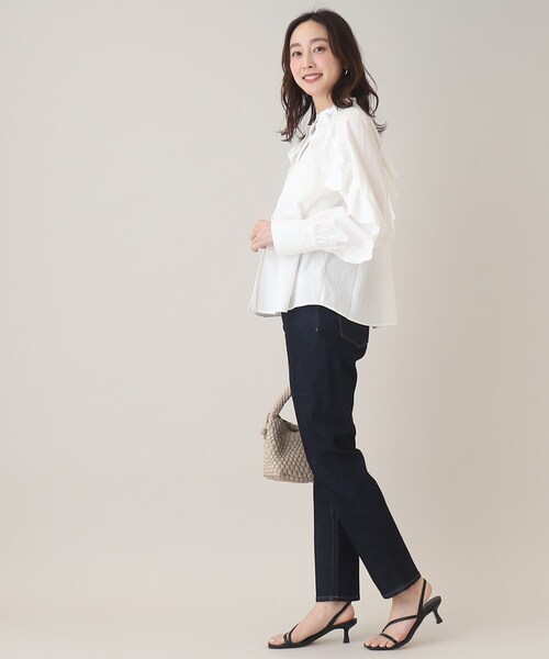 Healthy denim(ヘルシーデニム)の「◆【別注:Healthy DENIM×UNTITLED】 Myrtle(マートル)(デニムパンツ・レディース・サックスブルー/ダークネイビー・00/01/02/03/04/42/44/46/48/99)」の19枚目の写真