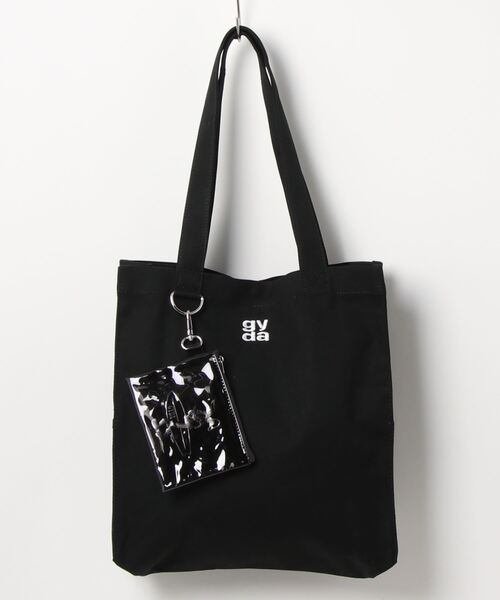 GYDA（ジェイダ）の「【GYDA/ジェイダ】 CANVAS トートバッグ（トートバッグ・レディース・アイボリー/ブラック・FREE）」の2枚目の写真