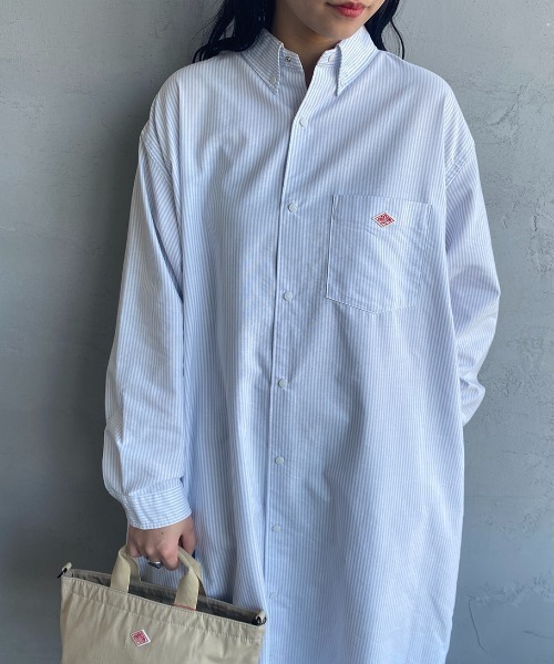 DANTON／ボタンダウン　シャツ　ワンピース　長袖　36サイズ 楽天市場】ダントン DANTON ボタンダウンシャツワンピース