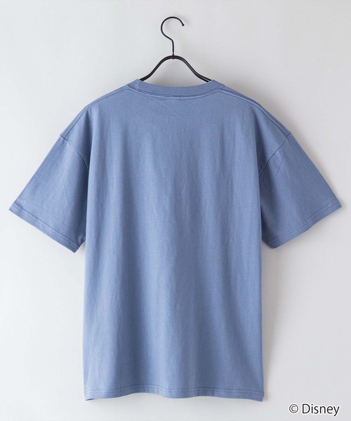 Disney(ディズニー)の「【DISNEY/ディズニー】ミッキー パッチ( 101 匹わんちゃん) Tシャツ ドロップショルダー オーバーサイズ(Tシャツ/カットソー・メンズ・ダークグリーン/ホワイト系その他/ブルー系その他/ホワイト・MEDIUM/SMALL/LARGE/X-LARGE)」の8枚目の写真