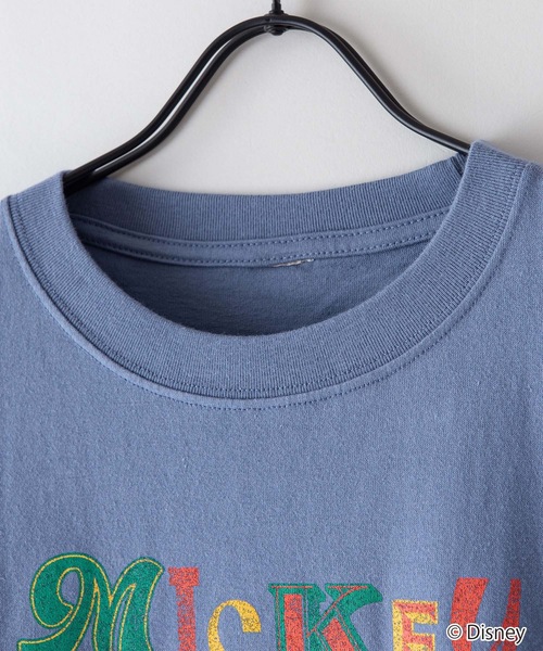 Disney(ディズニー)の「【DISNEY/ディズニー】ミッキー パッチ( 101 匹わんちゃん) Tシャツ ドロップショルダー オーバーサイズ(Tシャツ/カットソー・メンズ・ダークグリーン/ホワイト系その他/ブルー系その他/ホワイト・MEDIUM/SMALL/LARGE/X-LARGE)」の9枚目の写真