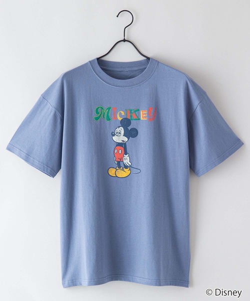 Disney(ディズニー)の「【DISNEY/ディズニー】ミッキー パッチ( 101 匹わんちゃん) Tシャツ ドロップショルダー オーバーサイズ(Tシャツ/カットソー・メンズ・ダークグリーン/ホワイト系その他/ブルー系その他/ホワイト・MEDIUM/SMALL/LARGE/X-LARGE)」の7枚目の写真