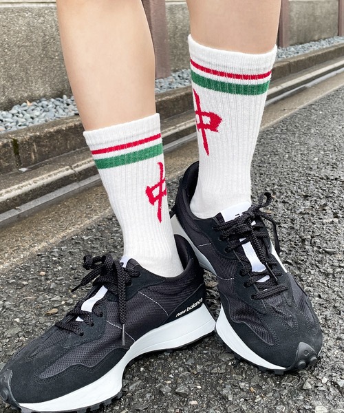 SPINNS(スピンズ)の「麻雀デザイン リブソックス(ソックス/靴下・レディース・ピンク/ホワイト/ブラック・ONESIZE)」の6枚目の写真