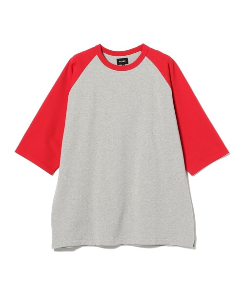 BEAMS(ビームス)の「BEAMS / ルーズフィット ベースボール Tシャツ(Tシャツ/カットソー・メンズ・レッド/ブラック/パープル・S/M/L/XL)」の22枚目の写真