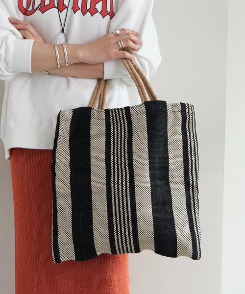 SHENERY（シーナリー）の「(MAISON BENGAL/メイゾンベンガル)トートバッグ（トートバッグ・レディース・ブルー/ピンク/ブラック・FREE）」の11枚目の写真