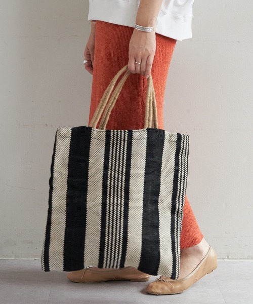 SHENERY（シーナリー）の「(MAISON BENGAL/メイゾンベンガル)トートバッグ（トートバッグ・レディース・ブルー/ピンク/ブラック・FREE）」の12枚目の写真