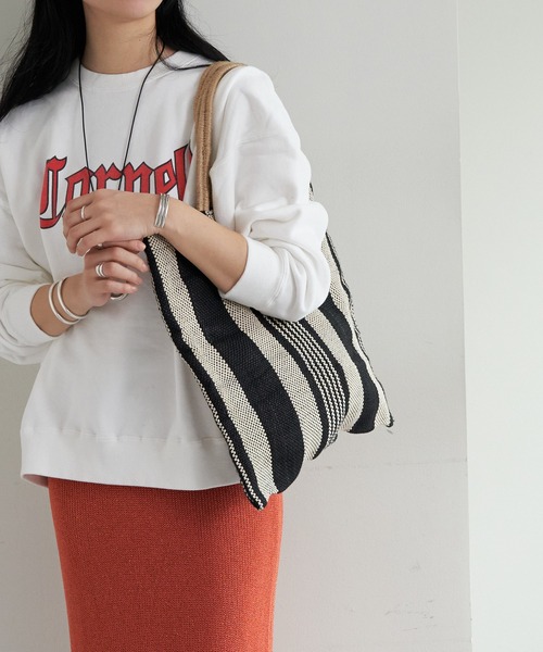 SHENERY（シーナリー）の「(MAISON BENGAL/メイゾンベンガル)トートバッグ（トートバッグ・レディース・ブルー/ピンク/ブラック・FREE）」の17枚目の写真