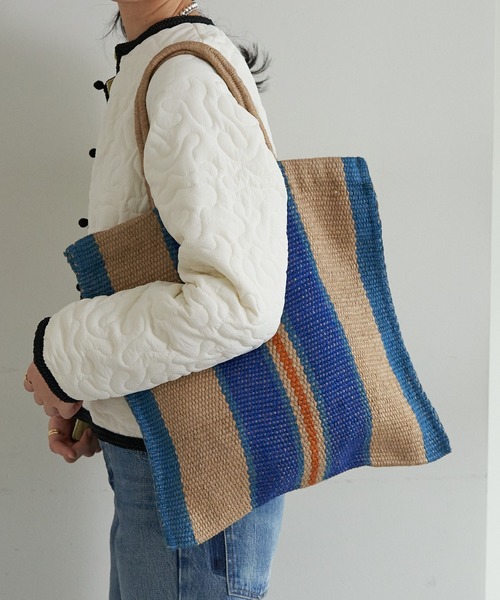 SHENERY（シーナリー）の「(MAISON BENGAL/メイゾンベンガル)トートバッグ（トートバッグ・レディース・ブルー/ピンク/ブラック・FREE）」の19枚目の写真