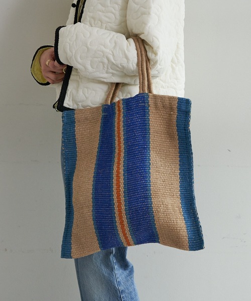 SHENERY（シーナリー）の「(MAISON BENGAL/メイゾンベンガル)トートバッグ（トートバッグ・レディース・ブルー/ピンク/ブラック・FREE）」の20枚目の写真