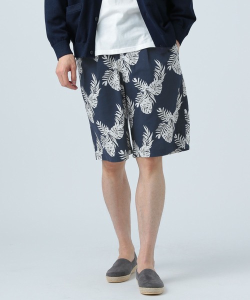 BAYFLOW(ベイフロー)の「アロハパターン2タックショーツ(その他パンツ・メンズ・オフホワイト/ネイビー・MEDIUM/LARGE)」の10枚目の写真