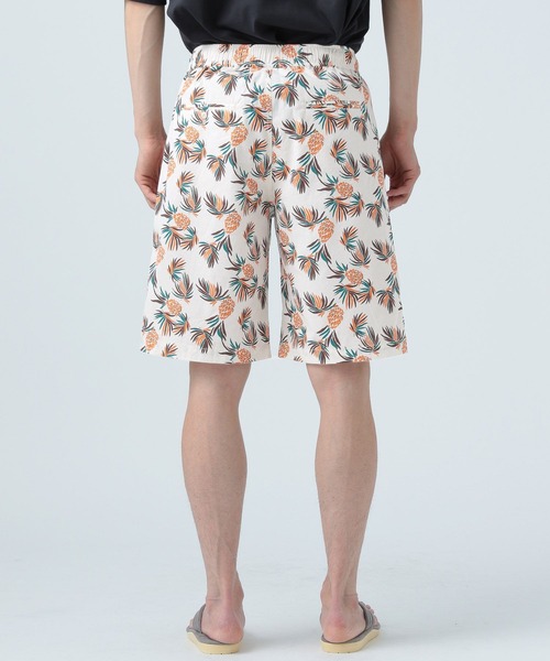 BAYFLOW(ベイフロー)の「アロハパターン2タックショーツ(その他パンツ・メンズ・オフホワイト/ネイビー・MEDIUM/LARGE)」の15枚目の写真