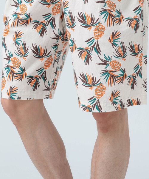 BAYFLOW(ベイフロー)の「アロハパターン2タックショーツ(その他パンツ・メンズ・オフホワイト/ネイビー・MEDIUM/LARGE)」の18枚目の写真
