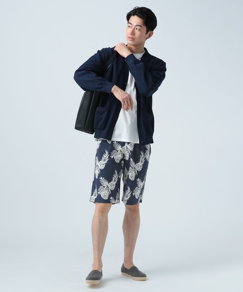 BAYFLOW(ベイフロー)の「アロハパターン2タックショーツ(その他パンツ・メンズ・オフホワイト/ネイビー・MEDIUM/LARGE)」の8枚目の写真