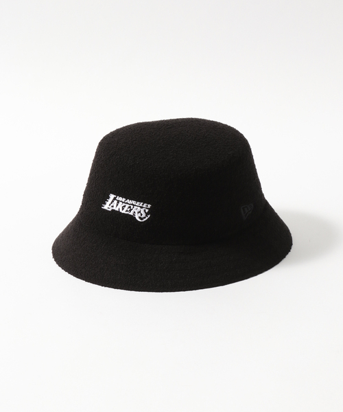 NEW ERA(ニューエラ)の「【NEW ERA / ニューエラ】別注レイカーズ BUCKET-01 TROPOCAL(ハット・メンズ・ブラック・LARGE/MEDIUM)」の1枚目の写真