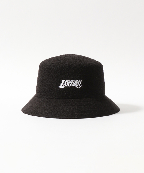 NEW ERA(ニューエラ)の「【NEW ERA / ニューエラ】別注レイカーズ BUCKET-01 TROPOCAL(ハット・メンズ・ブラック・LARGE/MEDIUM)」の2枚目の写真