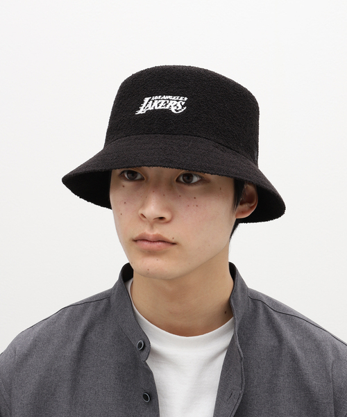 NEW ERA(ニューエラ)の「【NEW ERA / ニューエラ】別注レイカーズ BUCKET-01 TROPOCAL(ハット・メンズ・ブラック・LARGE/MEDIUM)」の13枚目の写真