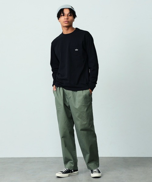 Alpha Industries（アルファインダストリーズ）の「ワッチキャップ / ニット帽（ニットキャップ/ビーニー・メンズ・ブラック/グリーン/ヘザーグレー/オレンジ・FREE）」の16枚目の写真