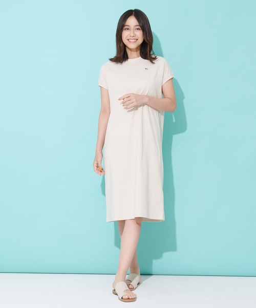 Arnold Palmer（アーノルドパーマー）の「ラグラン フレンチスリーブ カット ワンピース（ワンピース・レディース・ライトブラウン/ブラック/アイボリー・M/S/L）」の7枚目の写真