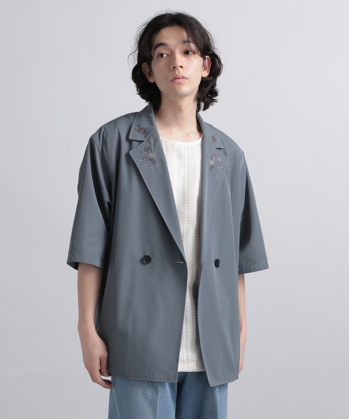 大人気！まとめ一覧 HARE（ハレ）の「ラペルシシュウシャツジャケット(HARE)（シャツ トップス