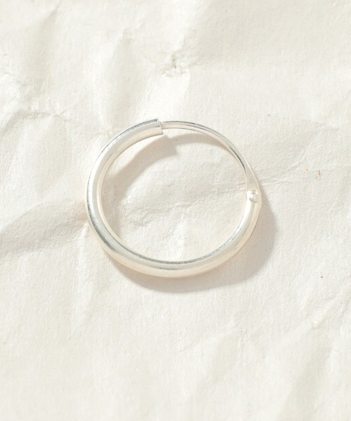 セール】【SETUP7】1.4mm シルバーフープピアス 片耳用 SSS-3（ピアス